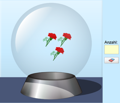 Screenshot Kristallkugel (simultane Mengenerfassung)