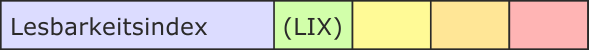 Logo Lesbarkeitsindex LIX